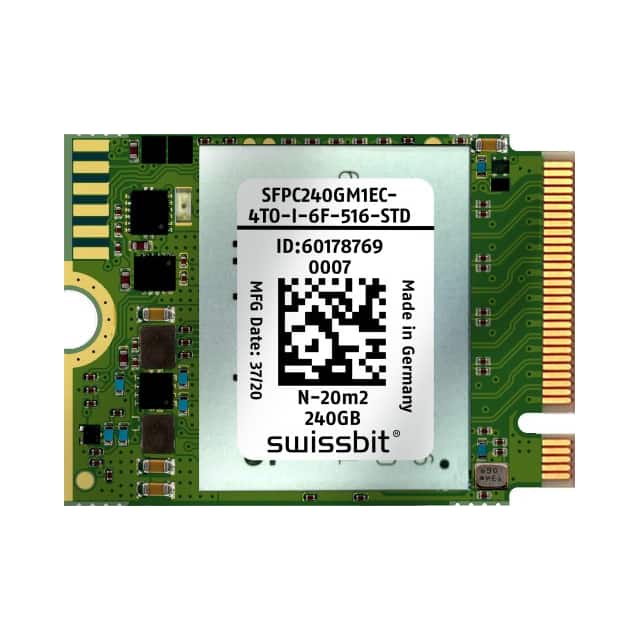 Swissbit 1052-SFPC240GM1EC4TO-I-6F-A16-STD-ND