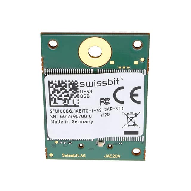 Swissbit 1052-SFUI008GJ1AE1TO-I-5S-2AP-STD-ND