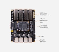 XILINX Artix-7 FPGA Development Board SFP XC7A100T XC7A100T
