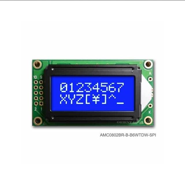 ORIENT DISPLAY 5491-AMC0802BR-B-B6WTDW-SPI-ND