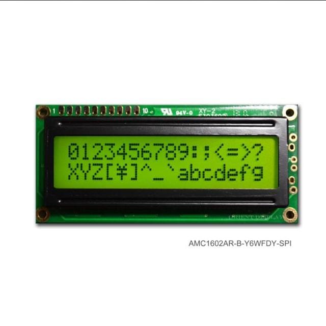 ORIENT DISPLAY 5491-AMC1602AR-B-Y6WFDY-SPI-ND