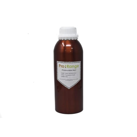 Pro-Range – Standard water washable resin – 1Kg Transparent Green