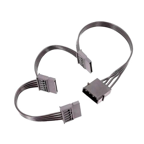 Large 4PIN IDE 1 to 3, SATA Hard Disk, Interface Power Cord