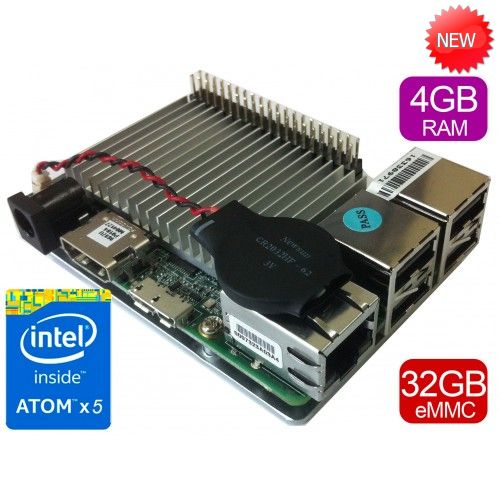 UP board 4GB RAM + 32 GB eMMC