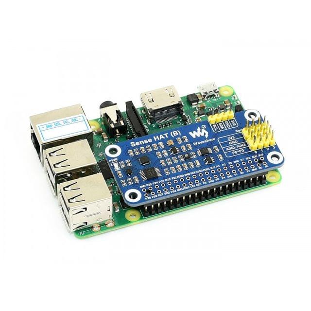 Sense HAT (B) for Raspberry Pi, Multi Powerful Sensors