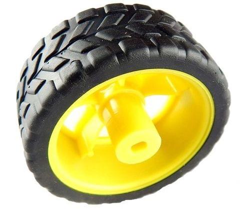 Rubber Wheel for BO Motor (65mm X 26mm)